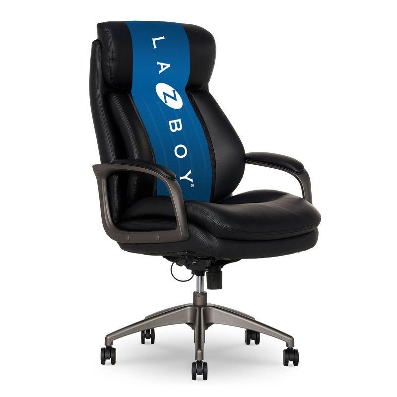 La-Z-Boy La-Z-Boy® Nova Executive Office Chair, Patented AIR Ergonomic Support Technology®, High-Back Premium Comfort & Support, Vegan PU Leather