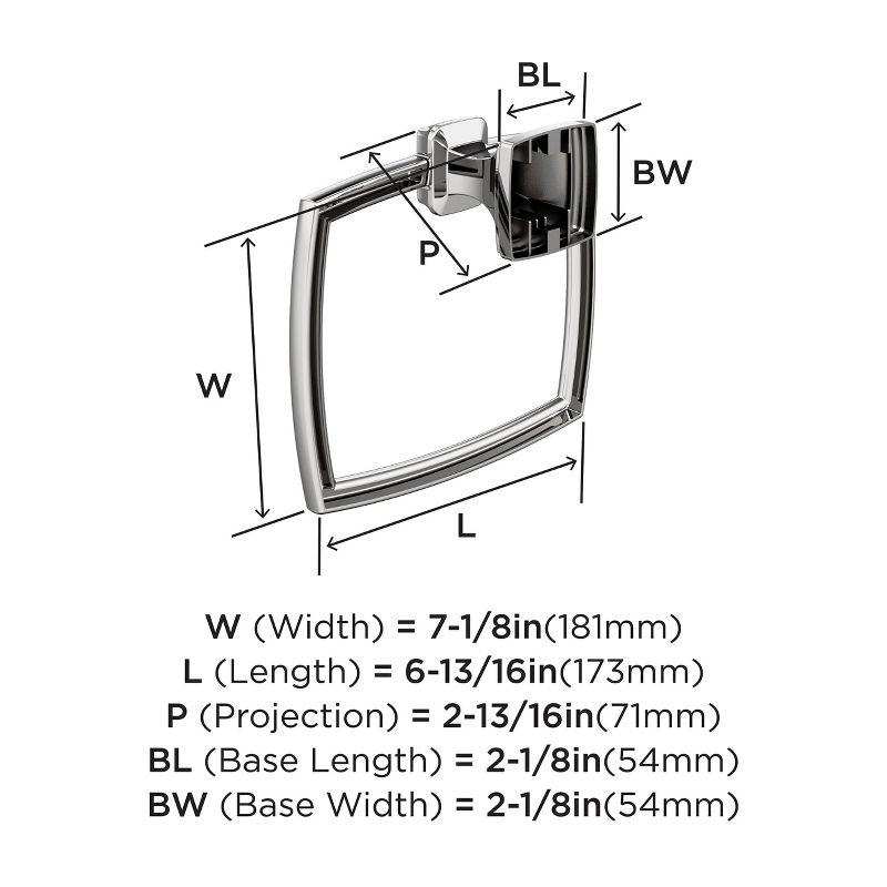 Amerock Revitalize Wall Mounted Towel Ring