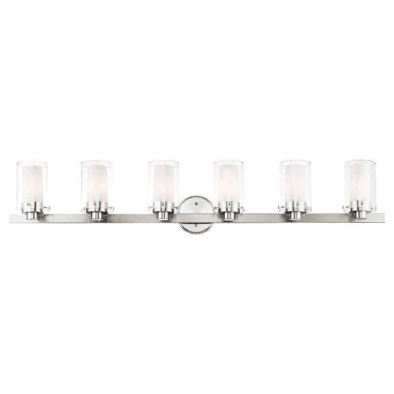 Livex Lighting Manhattan 6 - Light Vanity in  Brushed Nickel