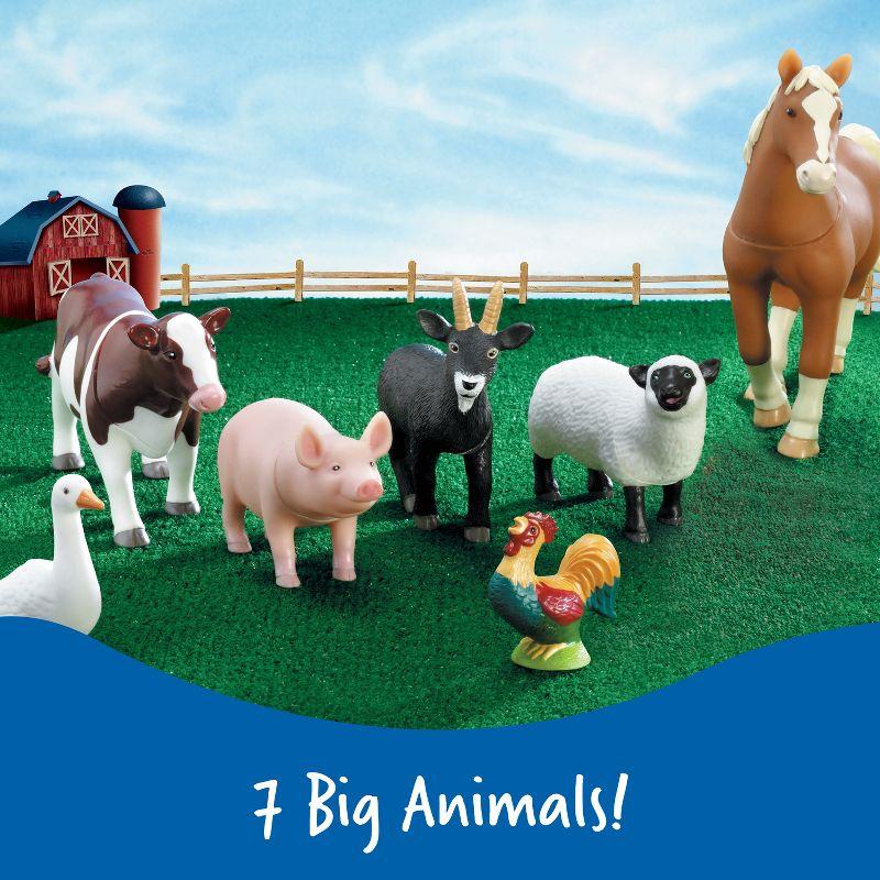 Learning Resources Learning Resources Jumbo Farm Animals, Set Of 7