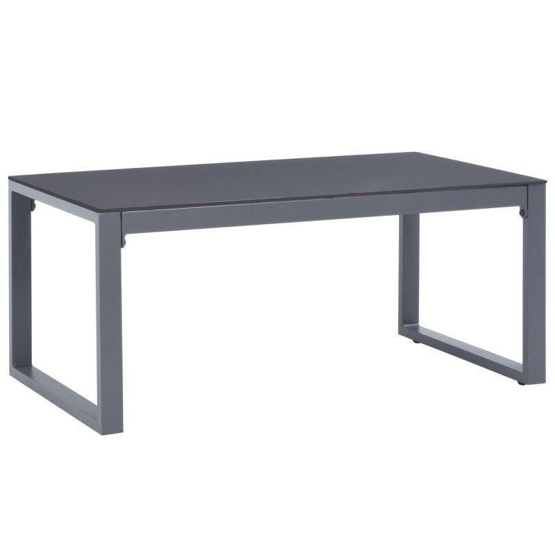 vidaXL Coffee Table 35.4 in.x19.7 in.x15.7 in. Aluminum