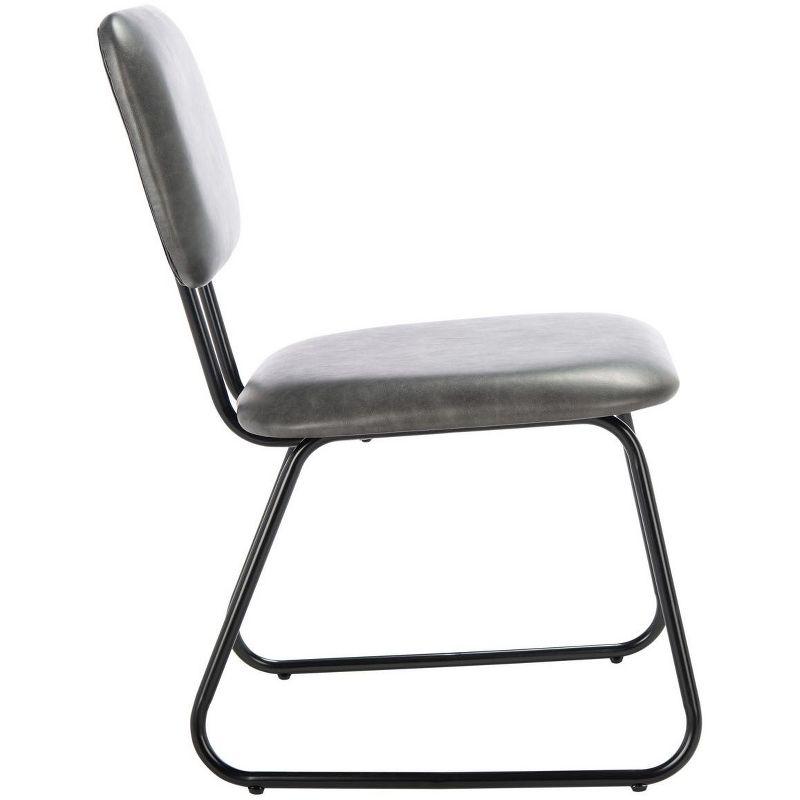 Chavelle Side Chair - ACH6205 - Set of 2 - Grey/Black - Safavieh