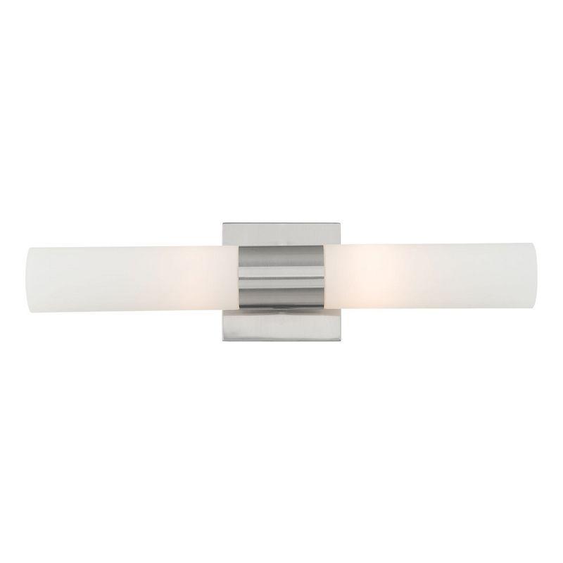 Livex Lighting Aero 2 - Light Vanity in  Brushed Nickel