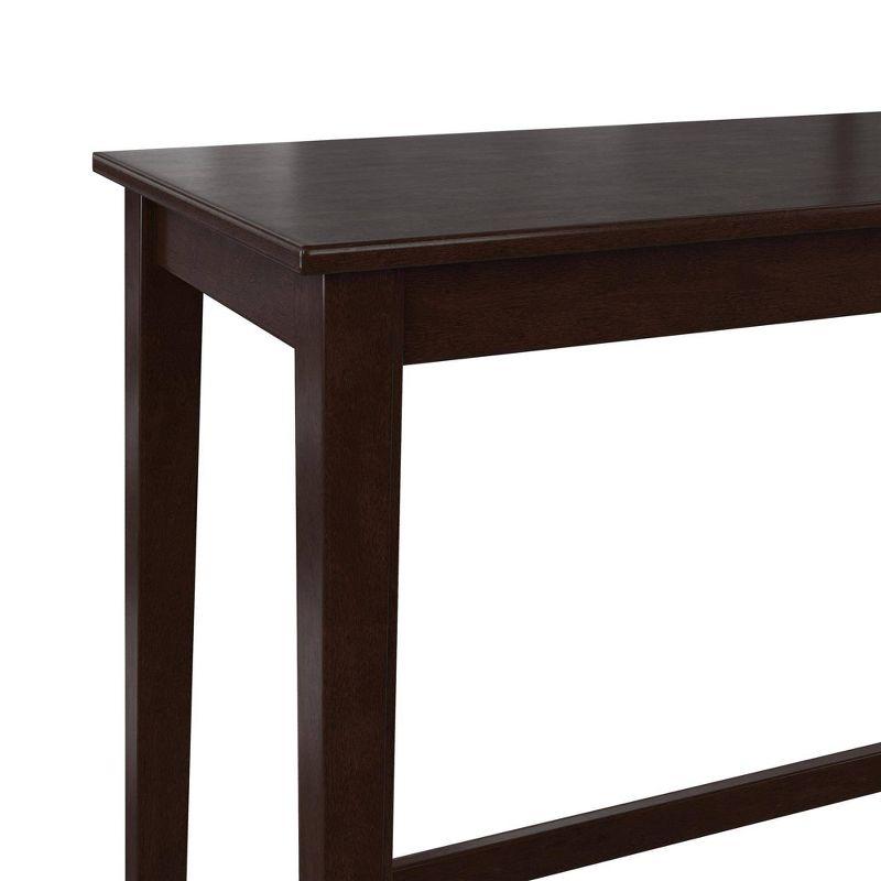 DHP Dallon Sofa Table with 3 Stools and USB Charger