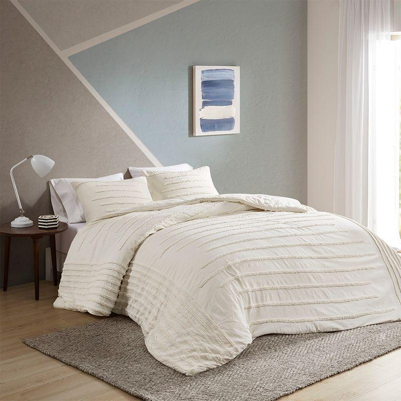 Intelligent Design Mercer Cotton Chenille Duvet Cover Set