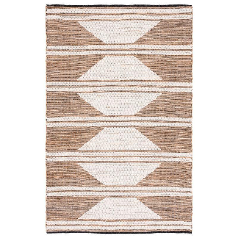 Ivory Elegance Hand-Knotted Wool & Cotton Area Rug - 3' x 5'