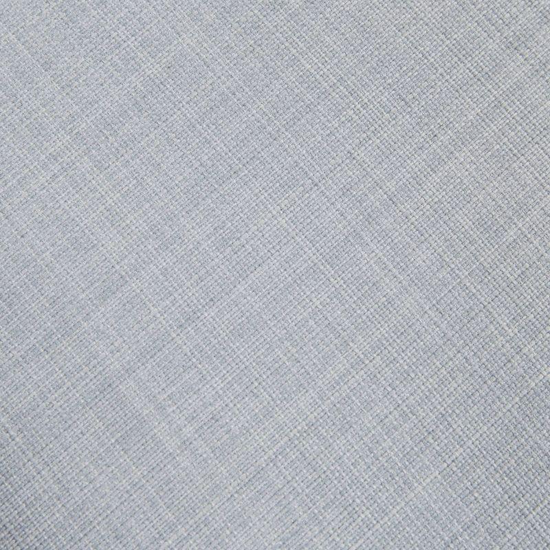 Lyla Accent Chair Light Blue - Madison Park: Elegant Upholstered Bronze Nailhead Trim