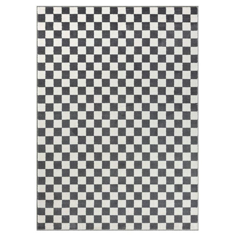 Luxe Weavers Geometric Checkered Area Rug