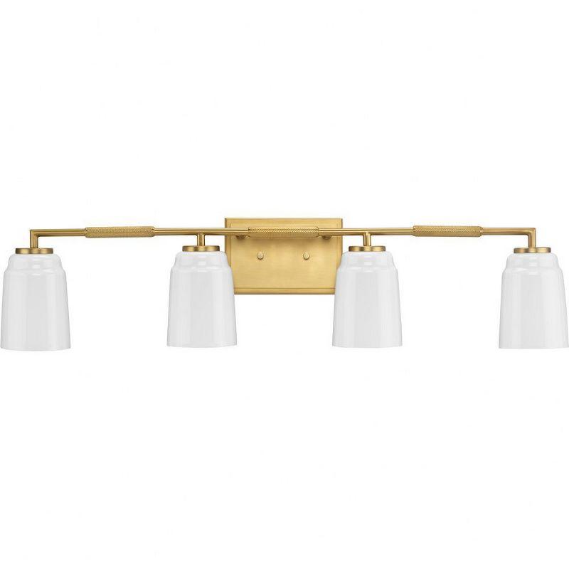 Progress Lighting Spenser 4 - Light Vanity in  Brushed Gold