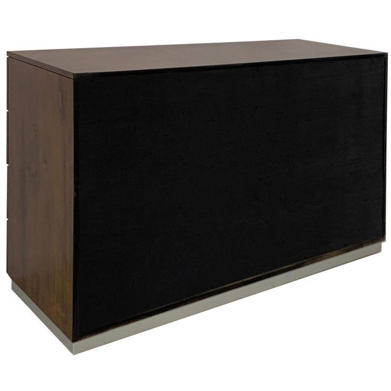 Brylin 8 Drawer Modern Dresser - SFV2112 - Dark Walnut - Safavieh Couture