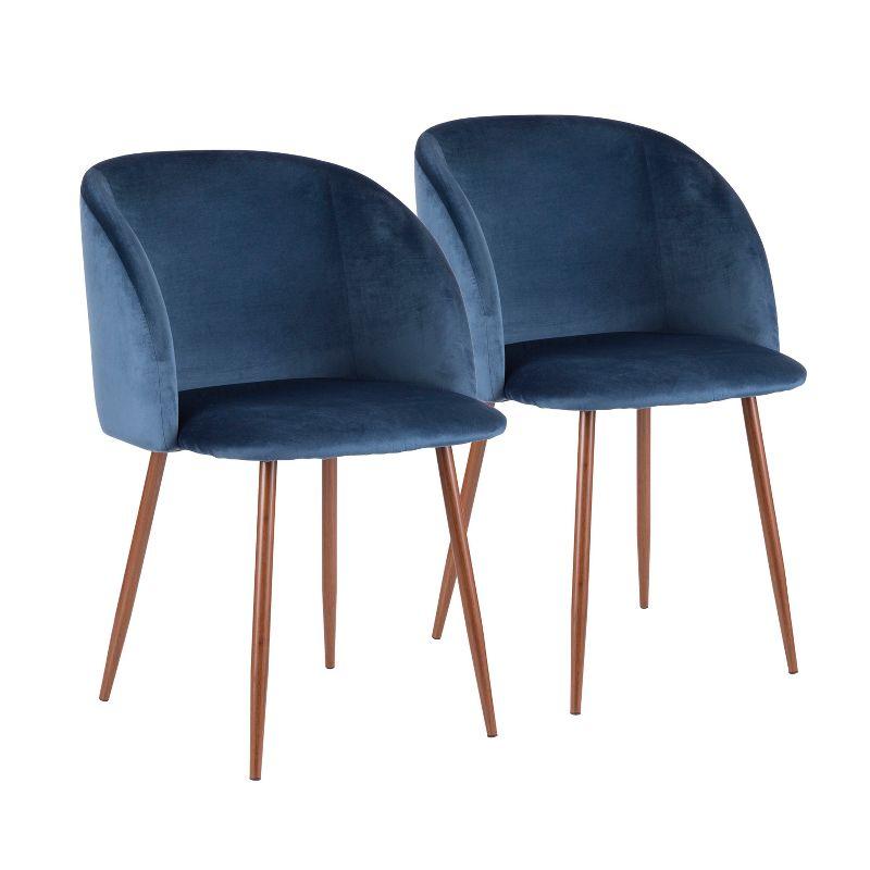 Terrance 18.5'' H Velvet Upholstered Parsons Chair