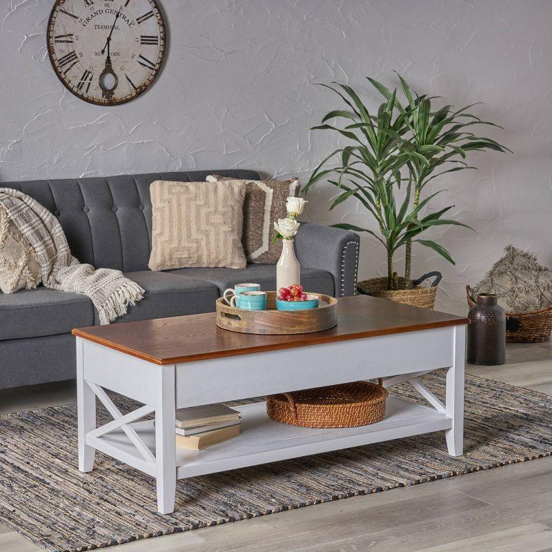 Decatur Farmhouse Lift Top Coffee Table - Christopher Knight Home