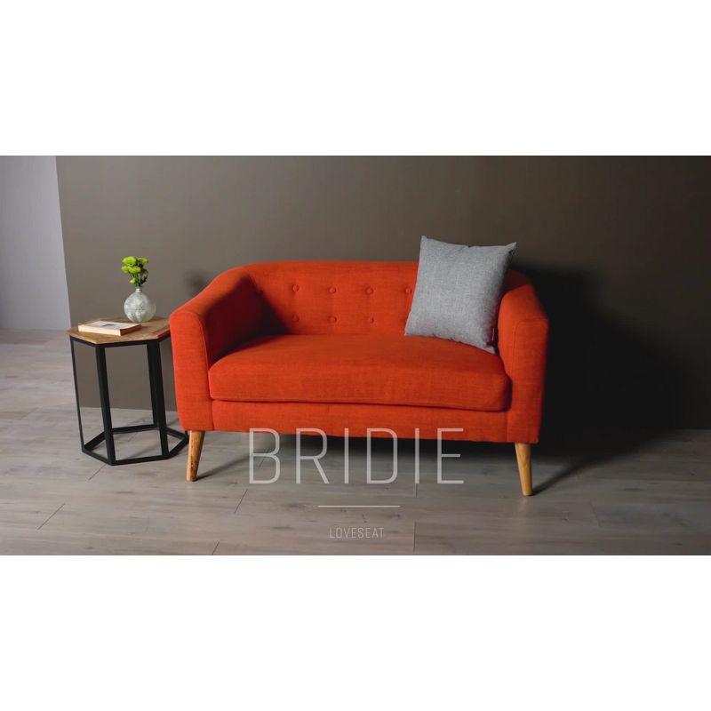 Bridie Mid-Century Loveseat Muted Purple - Christopher Knight Home: Stylish 2-Seater, Polyester Upholstery, Hardwood Frame
