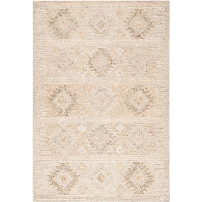 Capri CPR203 Hand Tufted Area Rug - Beige - 5'x8' - Safavieh.