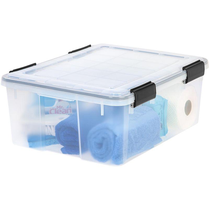 IRIS USA, Inc. 6.5 Qt./2 Gal. Weatherproof Storage Tote