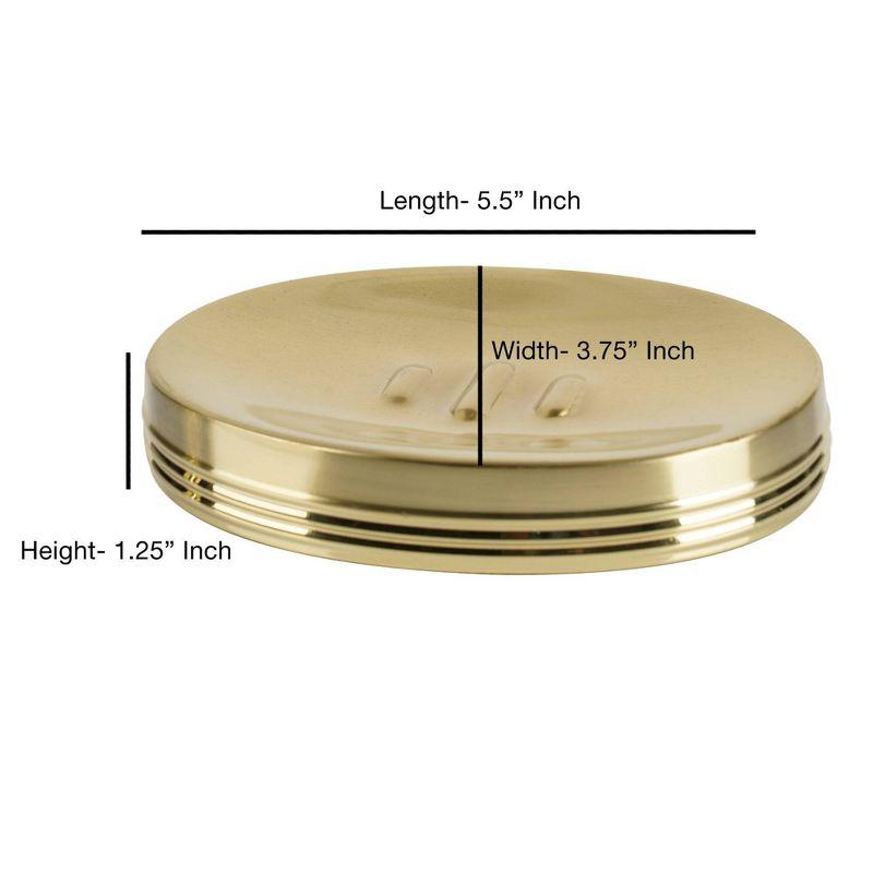 Gold Stainless Steel Decorative Soap Dish Holder