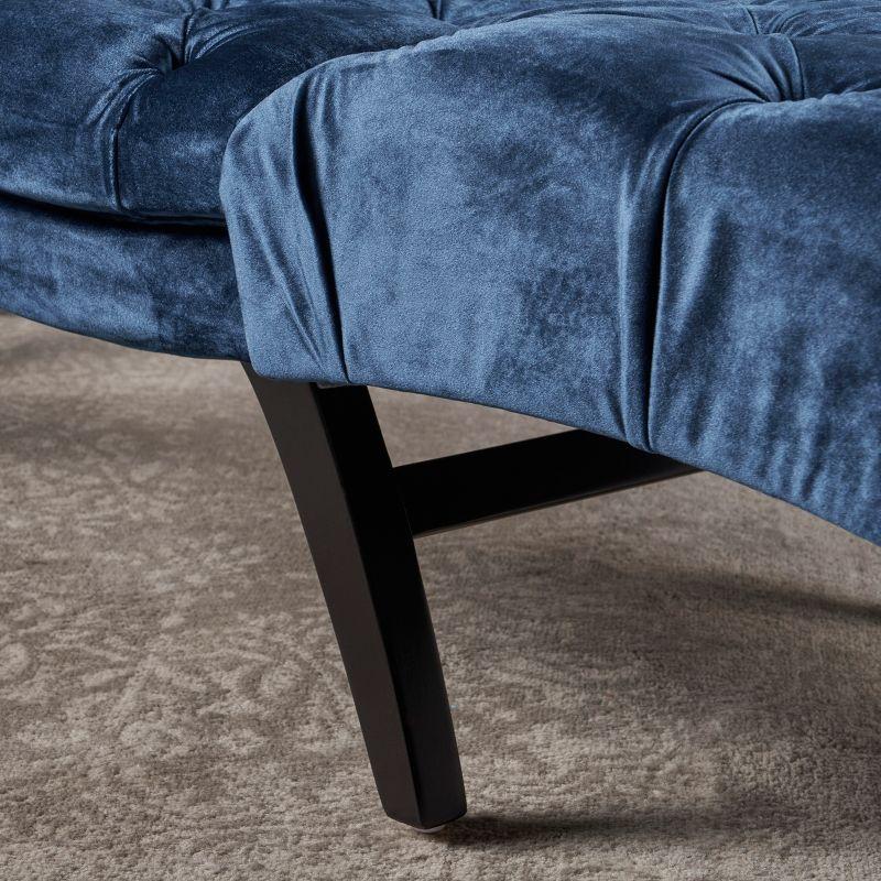 House of Hampton® Chaise Lounge With Velvet Fabric