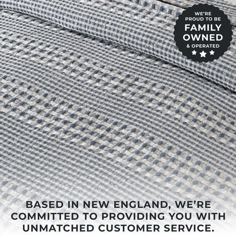 100% Cotton Waffle Weave All-Season Throw Blanket - Great Bay Home