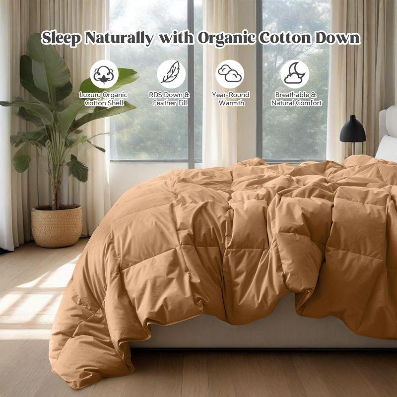 Puredown All Season Cotton Down Comforter/Duvet Insert