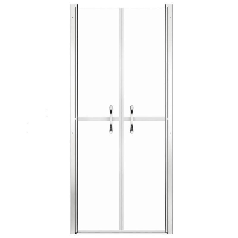 vidaXL Shower Door Clear ESG 31.9 in.x74.8 in.
