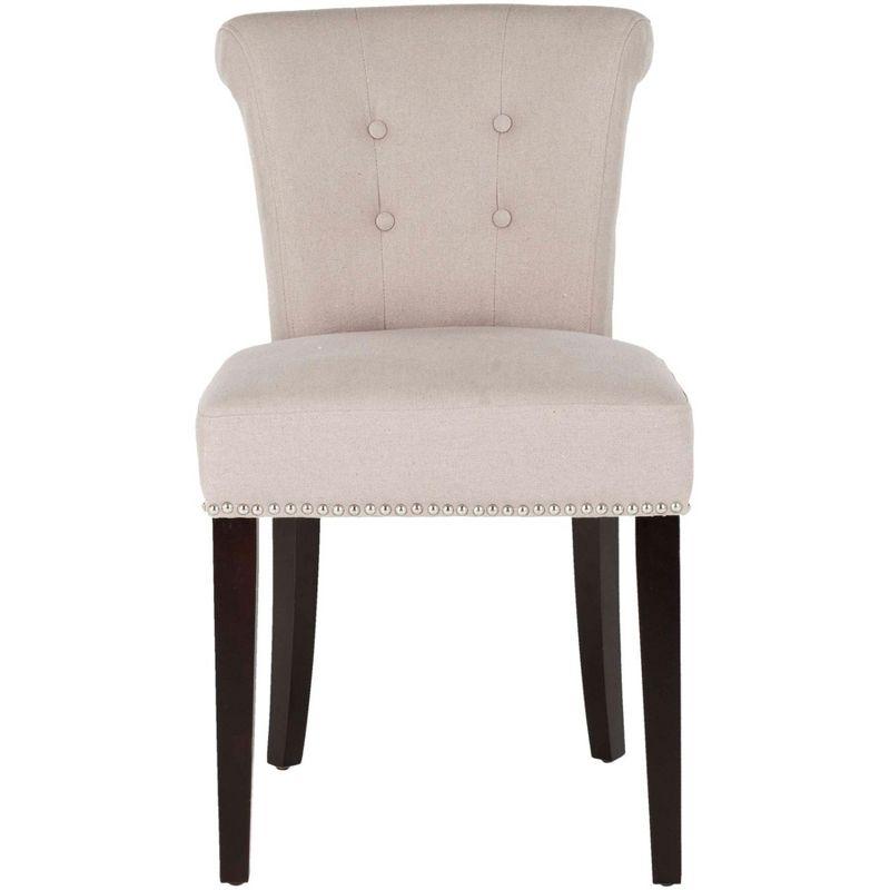 Sinclair 21''H Ring Chair (Set of 2) with Silver Nail Heads  - Safavieh