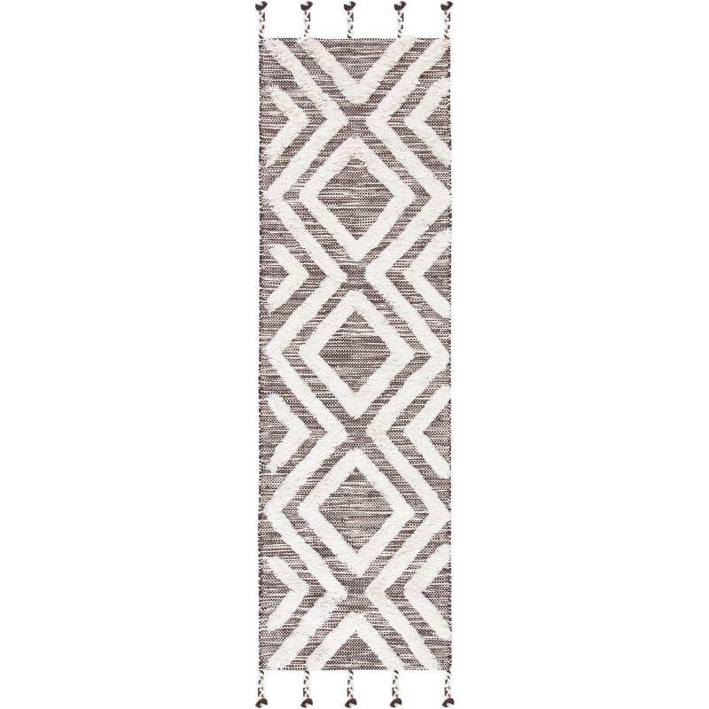 Kenya KNY331 Hand Tufted Runner Rug - Brown/Ivory - 2'3"x8' - Safavieh.