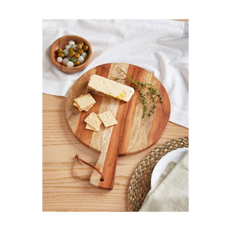 TAG Two Tone Round Serving Board