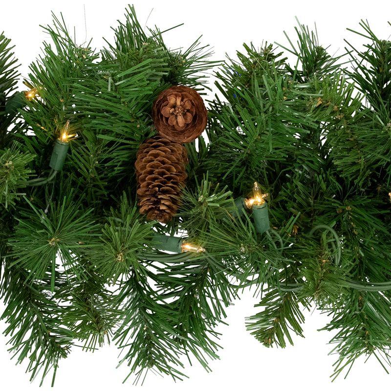 Northlight Seasonal Pre-Lit Dakota Red Pine Artificial Christmas Garland