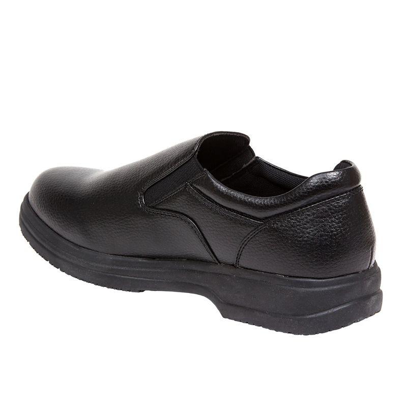 Deer Stags Men's Manager Slip-Resistant Workwear Loafer - Black - 16 Wide