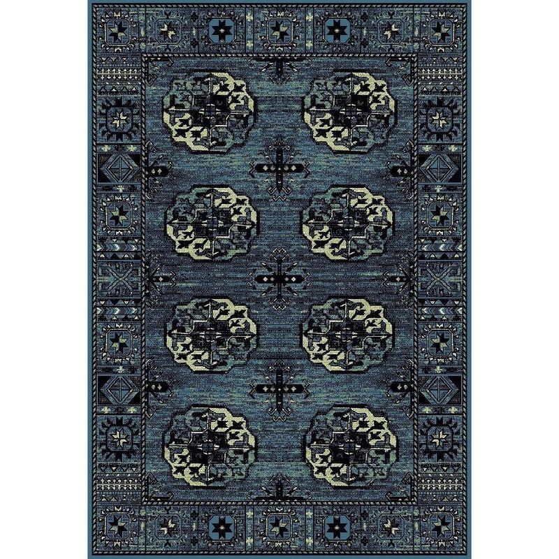 Vintage Hamadan VTH212 Power Loomed Indoor Area Rug - Blue/Multi - 5'3"x7'6" - Safavieh