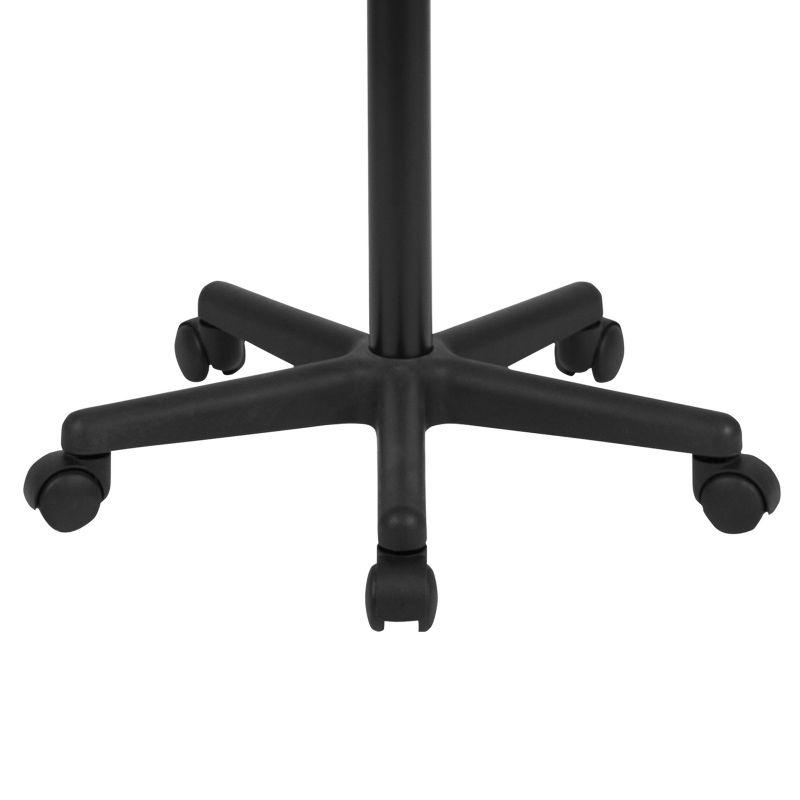 Flash Furniture Sit to Stand Mobile Laptop Computer Desk - Portable Rolling Standing Desk