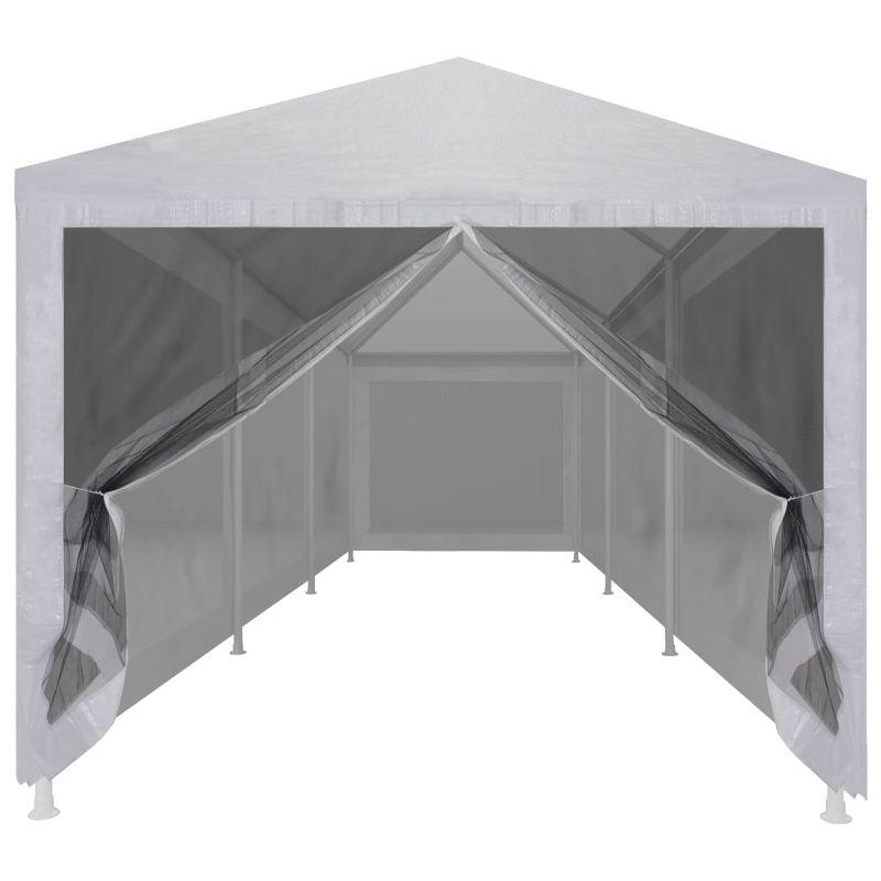 vidaXL 29.5 Ft. W x 9.8 Ft. D Steel Party Tent with 4 Mesh Sidewalls