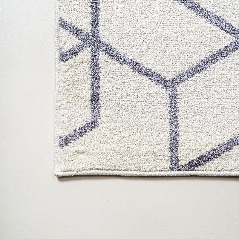 Tumbling Blocks Modern Geometric Area Rug - JONATHAN Y