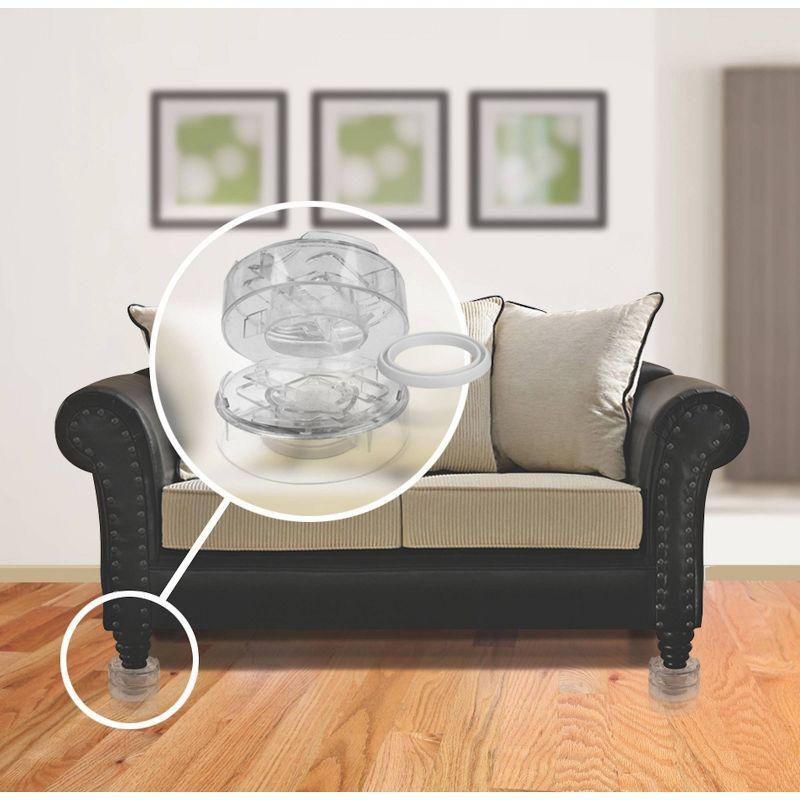 Slipstick Clear Stack-Its Furniture Risers (Set of 8)
