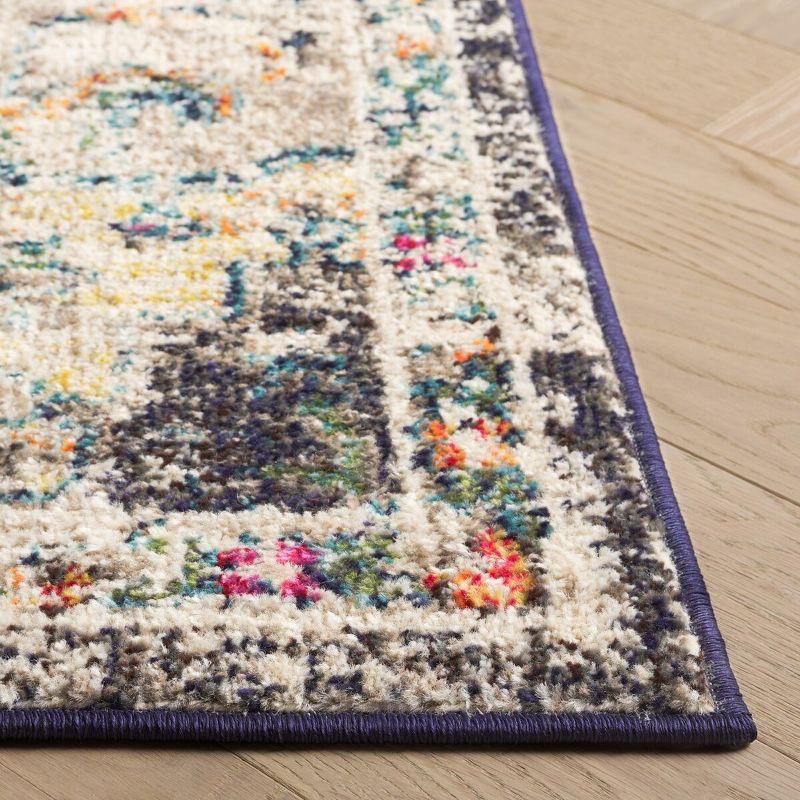 Madison MAD473 Power Loomed Indoor Area Rug - Black/Gold - 4'x6' - Safavieh