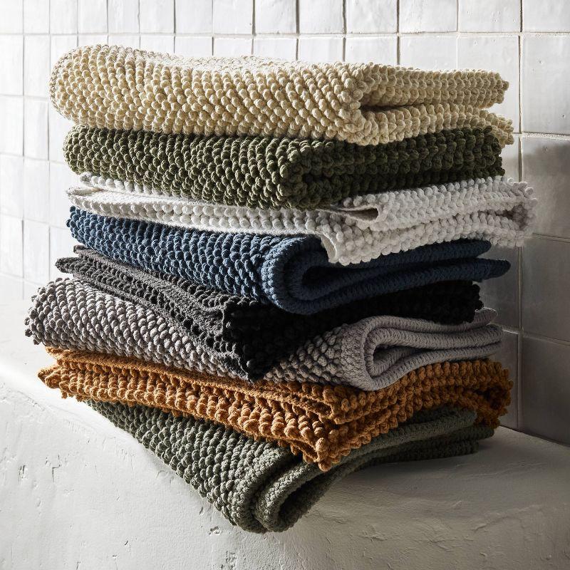21"x34" Textured Bath Mat Clay - Casaluna™