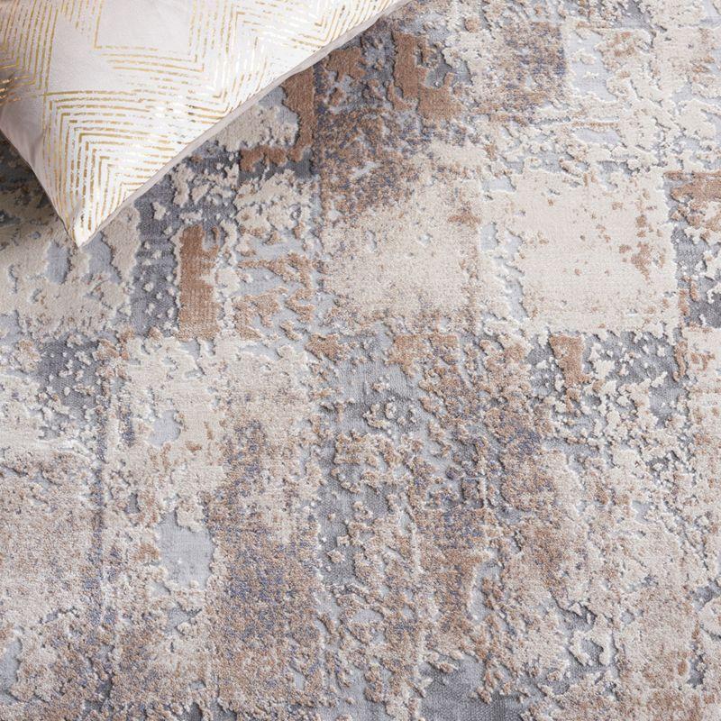 Invista INV435 Power Loomed Runner Rug - Cream/Beige - 2'x8' - Safavieh
