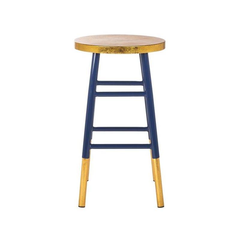 Emery Dipped Gold Leaf Counter Stool  - Safavieh