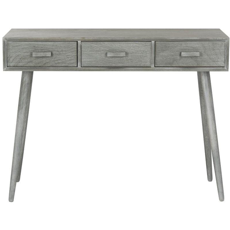 Albus 3 Drawer Console Table - CNS5701C - Gray - Safavieh
