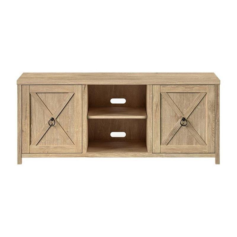 58 Inch White Oak TV Stand - Henn&Hart