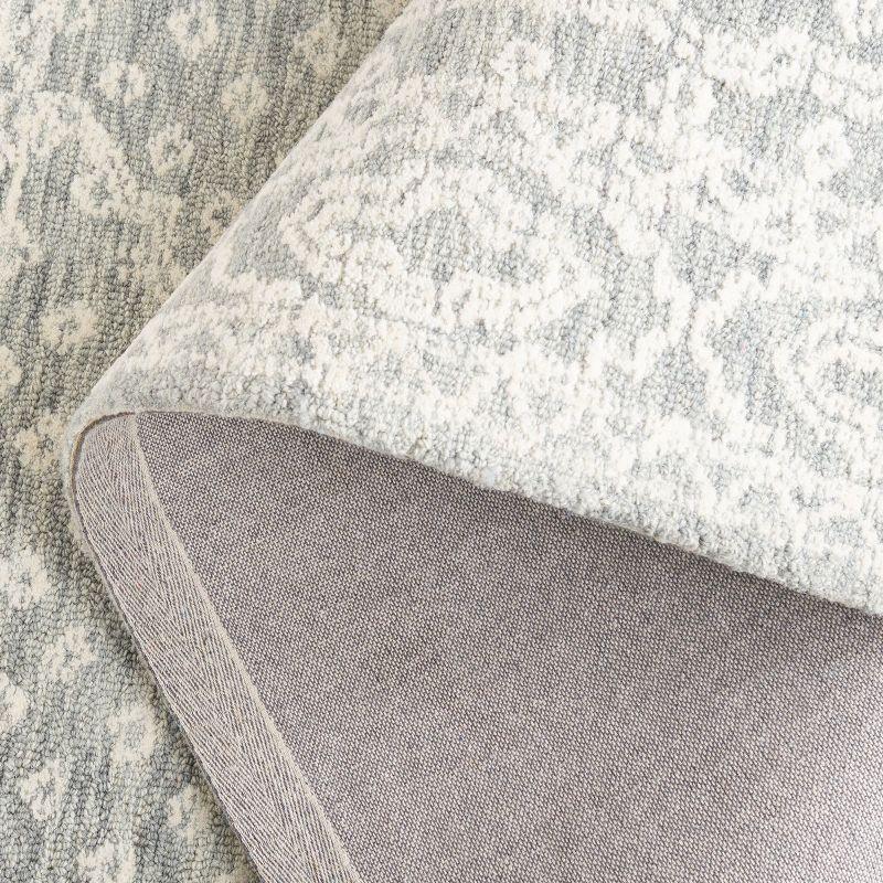 Ebony EBN306 Hand Tufted Indoor Accent Rug - Ivory/Grey - 3'x5' - Safavieh
