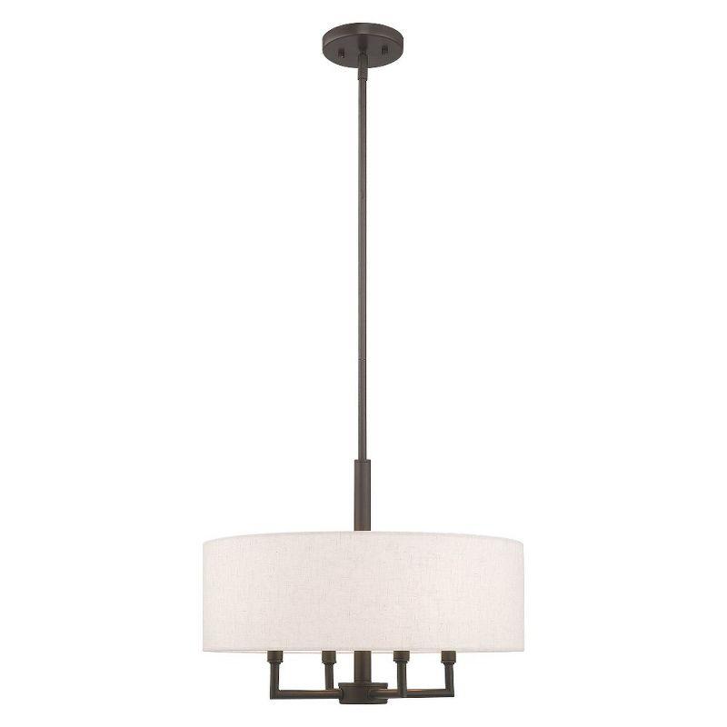 Livex Lighting Meridian 4 - Light Chandelier in  English Bronze