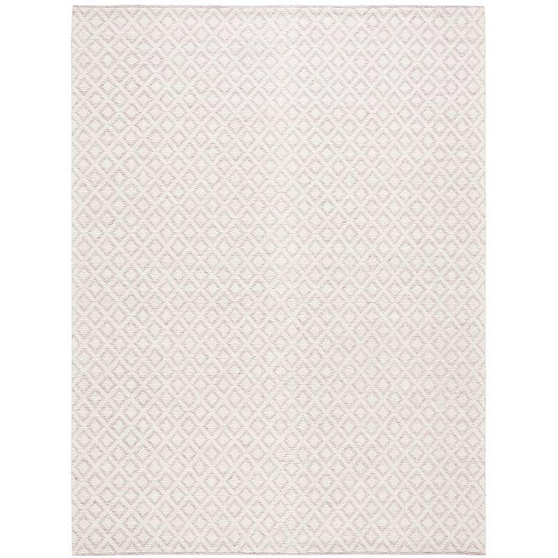 Vermont VRM304 Hand Woven Indoor Area Rug - Ivory/Red - 9'x12' - Safavieh