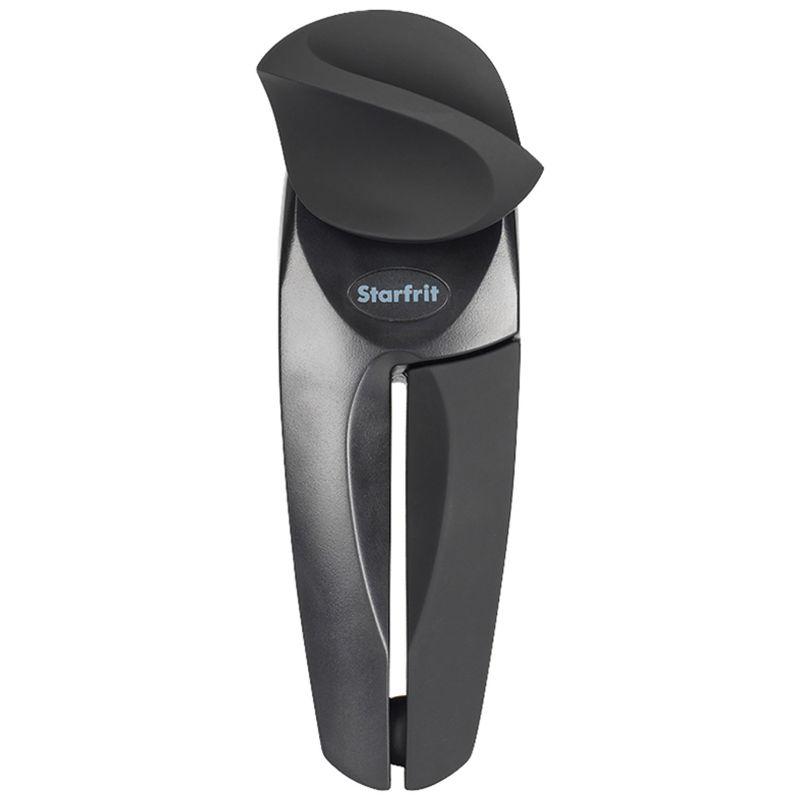 Starfrit MightiCan Left-and-Right Handed Soft Grip Can Opener in Black