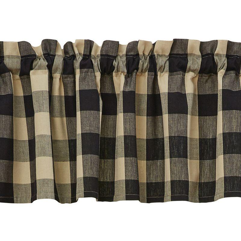 Park Designs Black Wicklow Valance 14''L