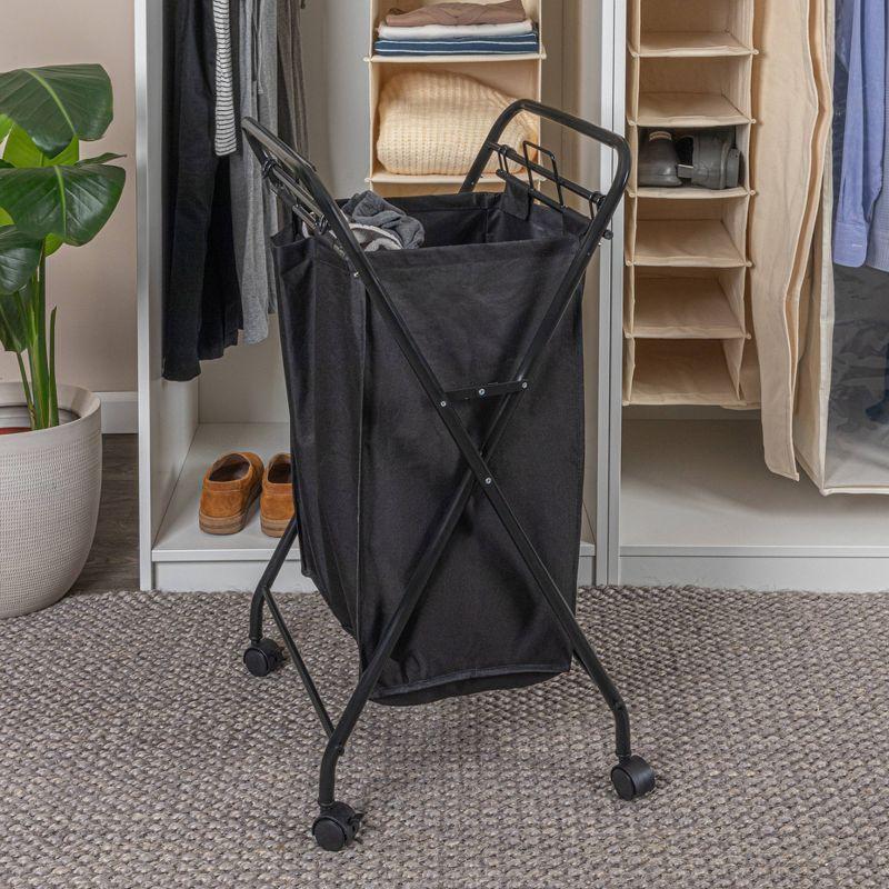 Rolling Laundry Hamper with Handles