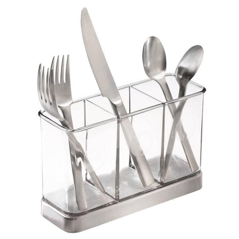 iDesign Forma Plastic Rectangle Flatware Caddy