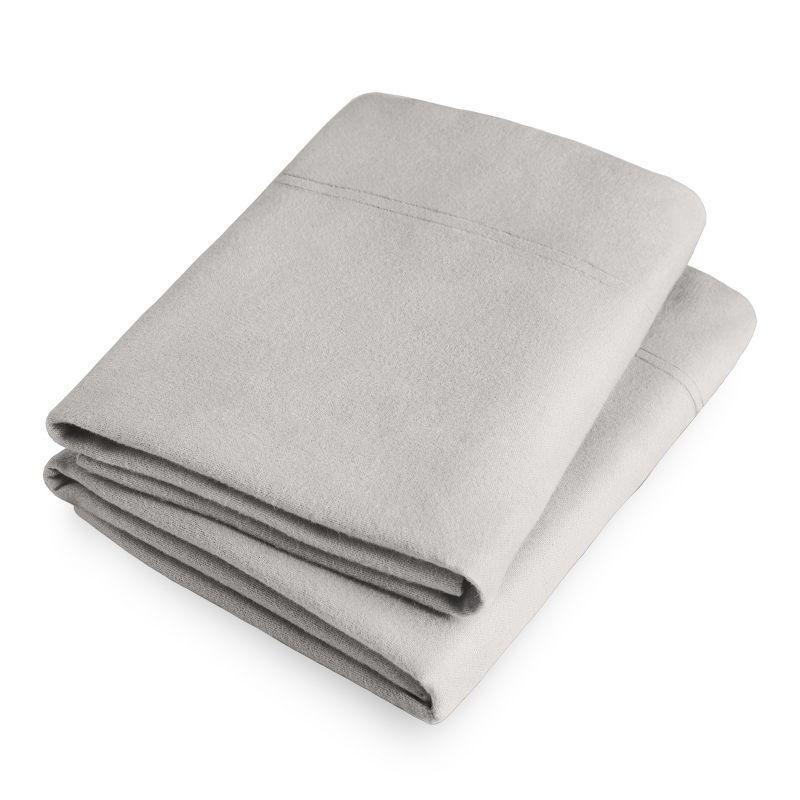 Bare Home 100% Cotton Flannel Pillowcase (Set of 2)