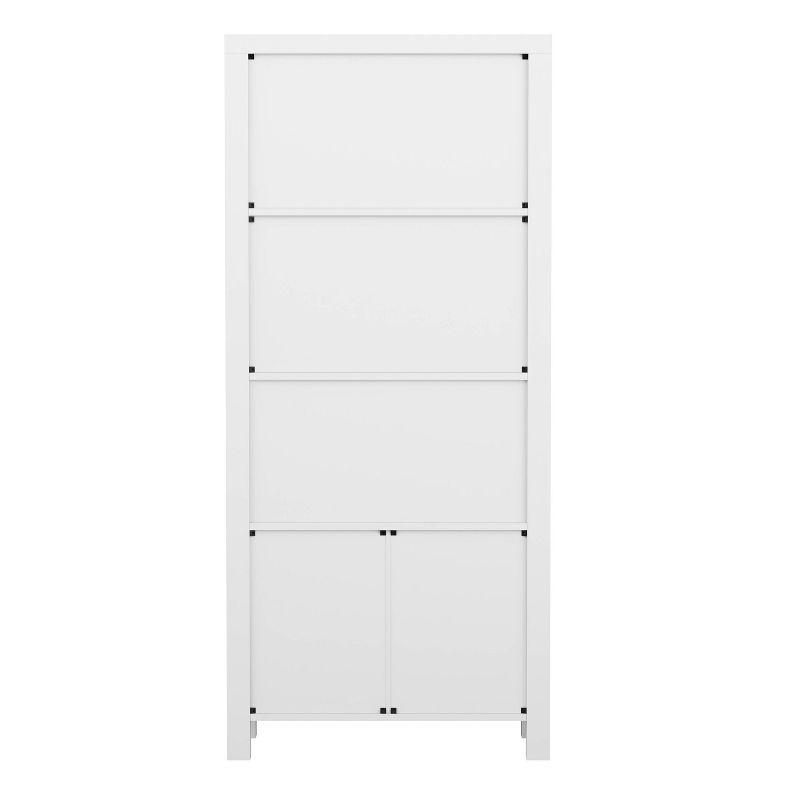 Teague Martha Stewart 68" Shaker Bookcase with Storage Cabinet