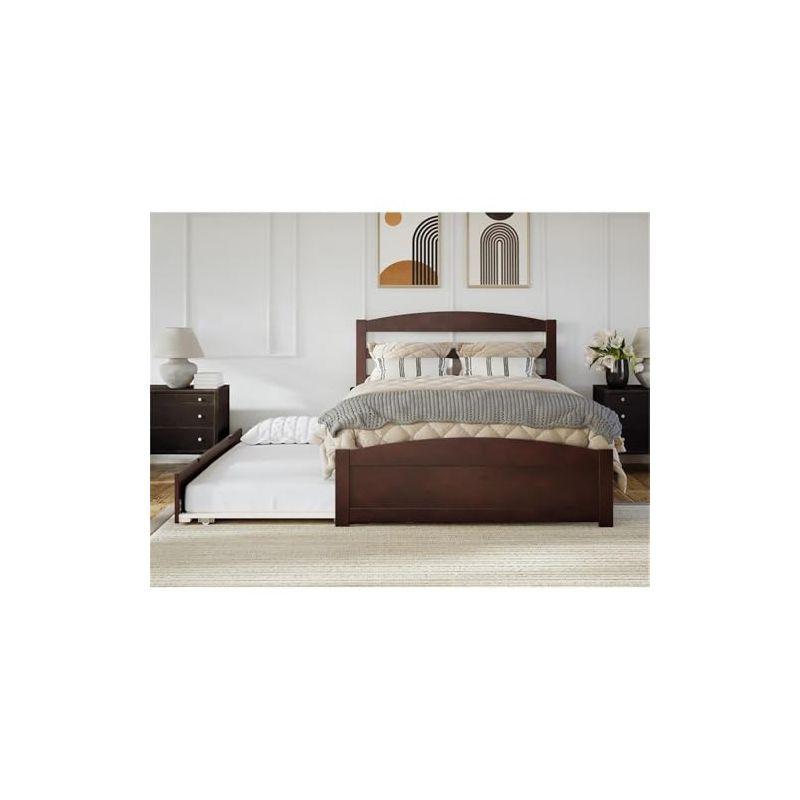 AFI Furnishings Warren Platform Bed F with Footboard & T Trundle AW